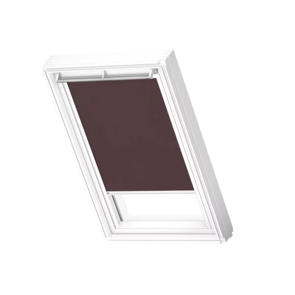 Półprzezroczysta roleta dekoracyjna VELUX RFL z białymi prowadnicami RFL F04 4162SWL