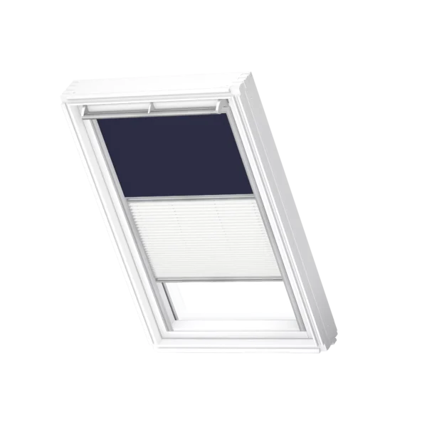 Roleta zaciemniająco-plisowana VELUX DFD z prowadnicami aluminiowymi DFD PK08 1100S