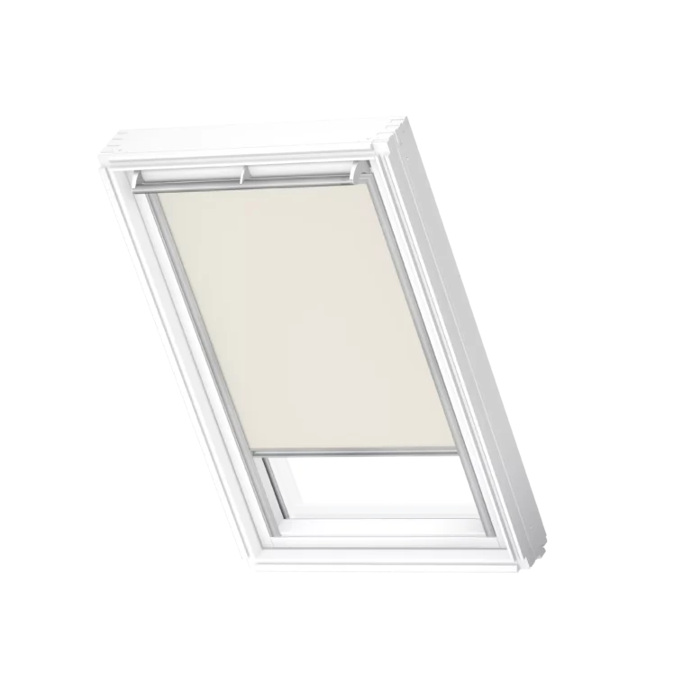 Roleta zaciemniająca VELUX DKL z prowadnicami aluminiowymi DKL M25 1085S