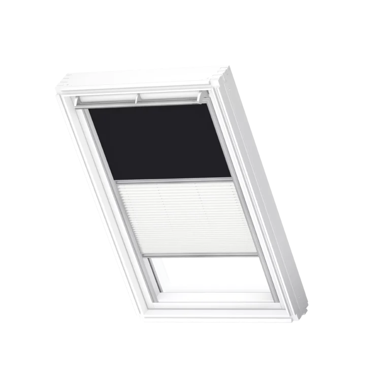 Roleta zaciemniająco-plisowana VELUX DFD z prowadnicami aluminiowymi DFD F04 3009S