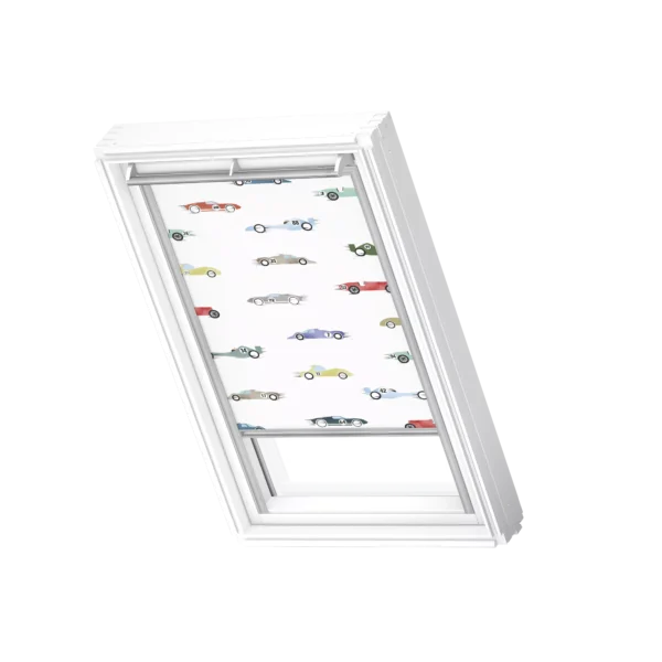 Roleta zaciemniająca VELUX DKL z prowadnicami aluminiowymi DKL F08 4654S