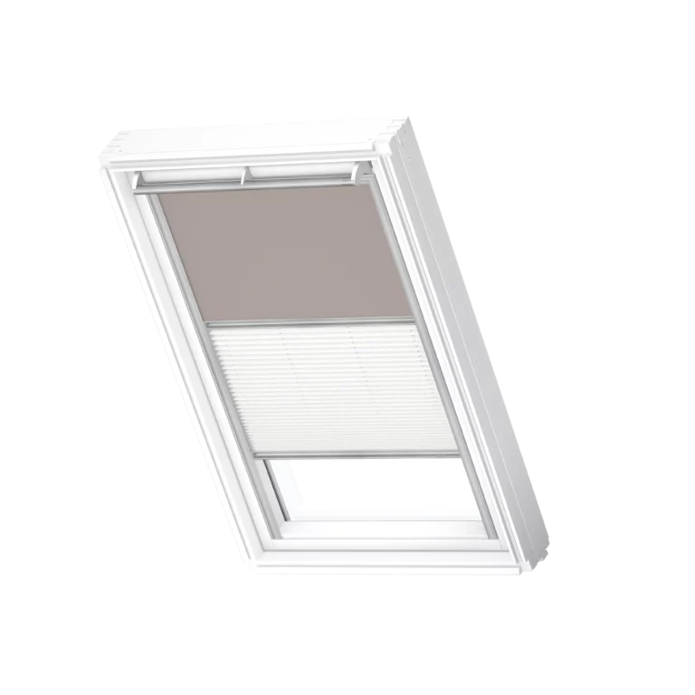 Roleta zaciemniająco-plisowana VELUX DFD z prowadnicami aluminiowymi DFD F04 4580S