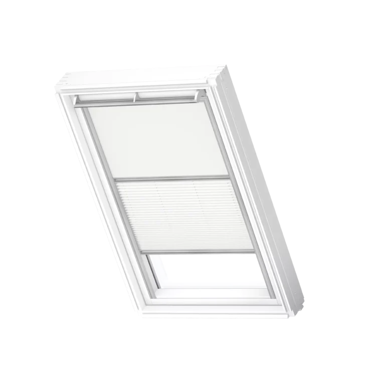 Roleta zaciemniająco-plisowana VELUX DFD z prowadnicami aluminiowymi DFD F04 1025S